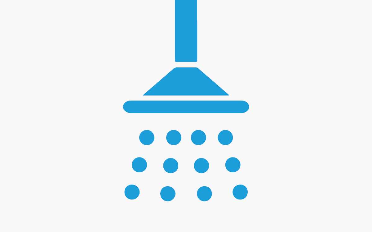Water saving shower head