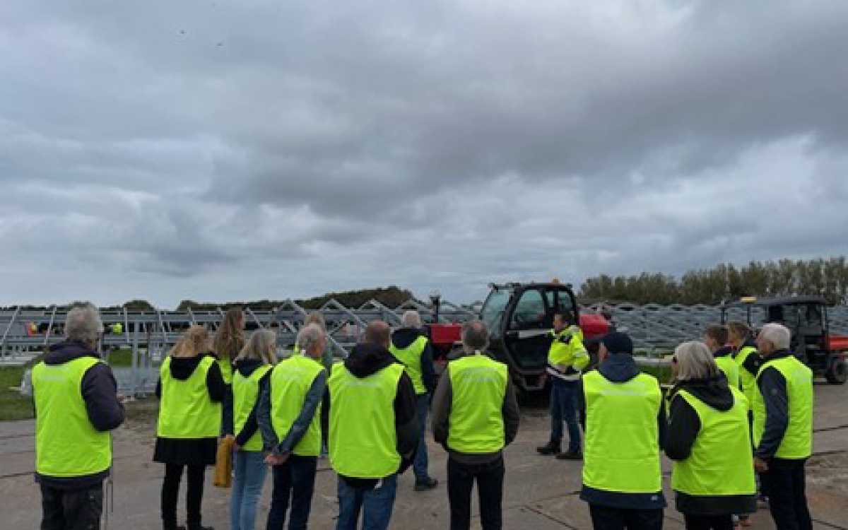 Tour construction Ballumerbocht Energy Park
