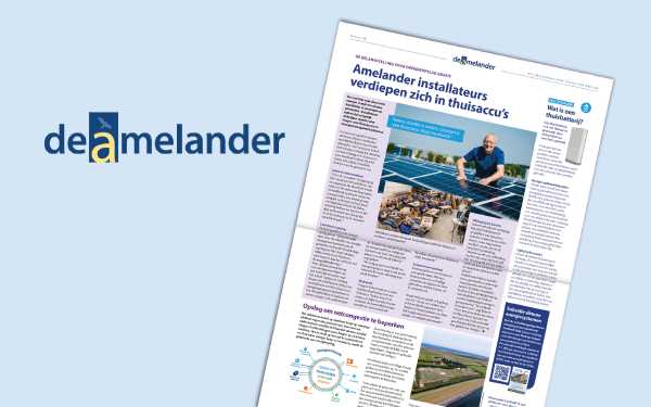 Duurzaam Ameland in De Amelander van juli