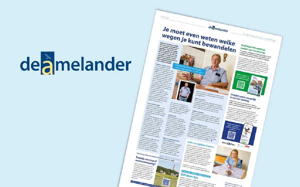 Duurzaam Ameland in De Amelander - september