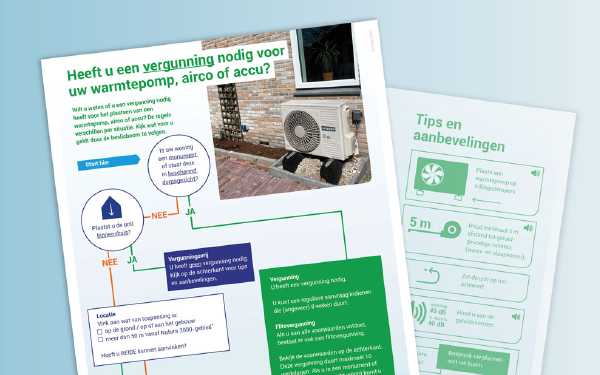 Vergunning nodig voor warmtepomp, airco of accu?